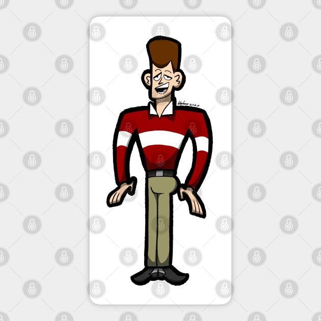 Clone High - JFK Sticker by AussieDrawzz